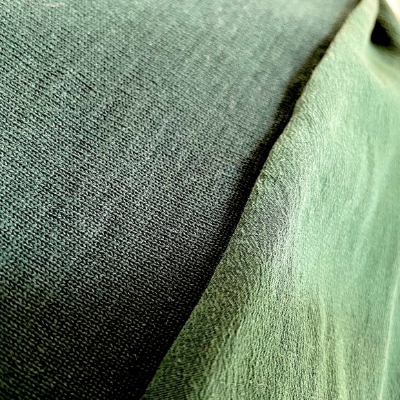 COS Green Silk and Cotton Knit Sweater, Small - Picture 5 of 7
